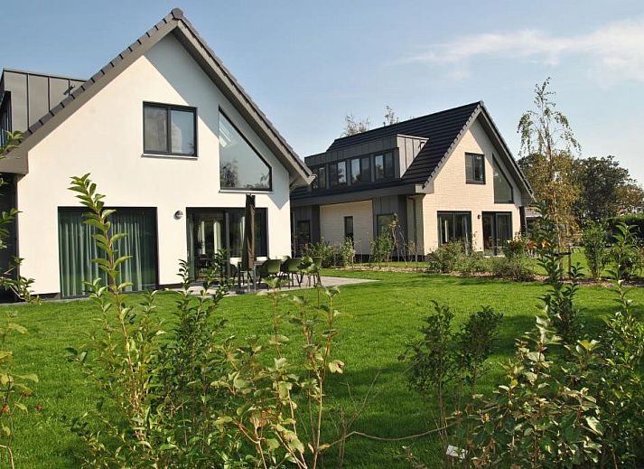 35 - 8A Blauwborst - BLV Kleingartenanlage Nr. 3 Ferienhaus in De Koog, Texel, mit moderner Architektur und gruenem Garten.