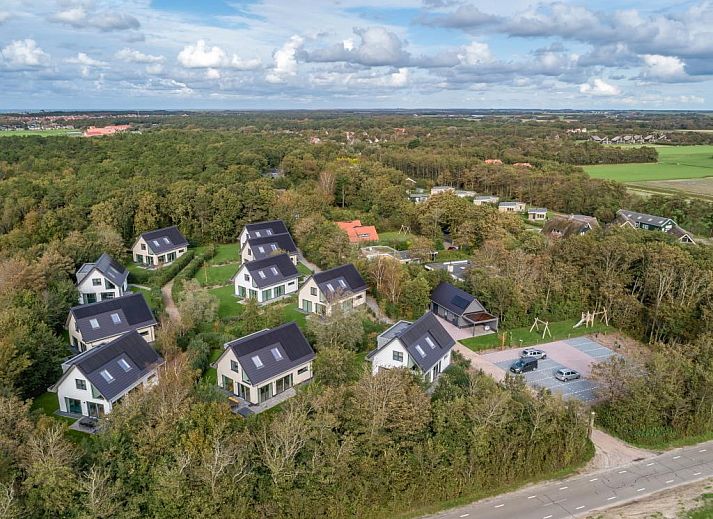 Gemuetliche Terrasse am Ferienhaus 36 - 12 Bonte Specht - BLV-Kleingarten Nr. 4 in De Koog, Texel.