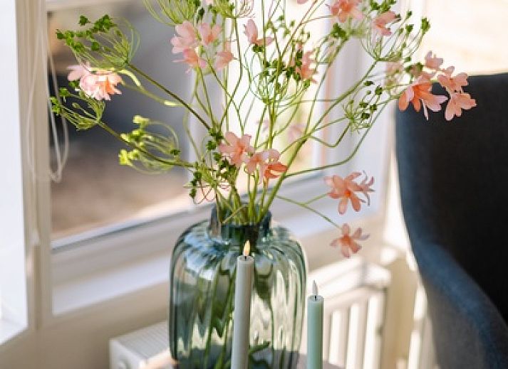 Chalet Bregkoog 24 in De Koog, Texel, with sunny terrace and green surroundings at Chaletpark Bregkoog.