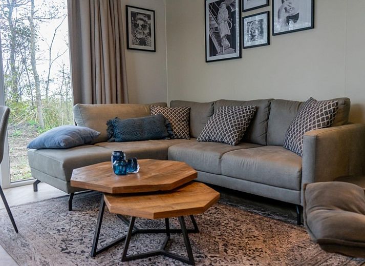 Ferienhaus Pavillion 4 in De Koog, Texel, mit moderner Architektur und gruener Umgebung.