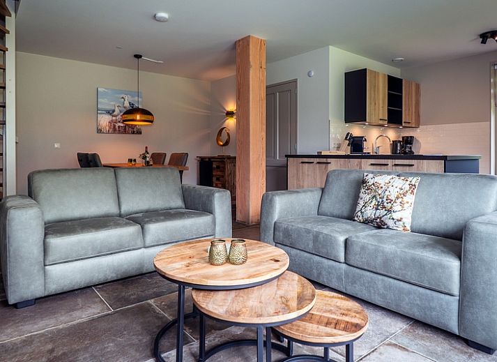 Uitzicht op de groene omgeving van Vakantiehuis in De Koog, Texel.