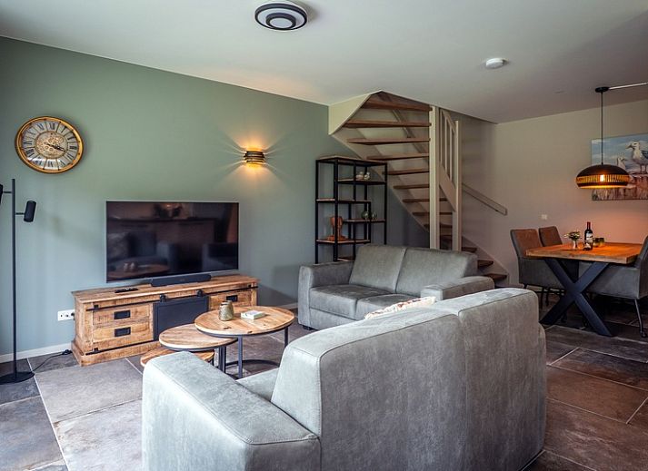 Uitzicht op de groene omgeving van Vakantiehuis in De Koog, Texel.