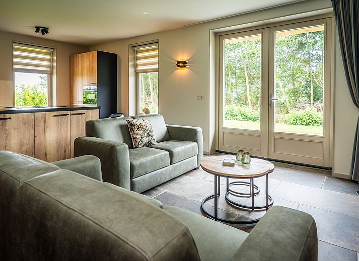 Uitzicht op de groene omgeving van Vakantiehuis in De Koog, Texel.