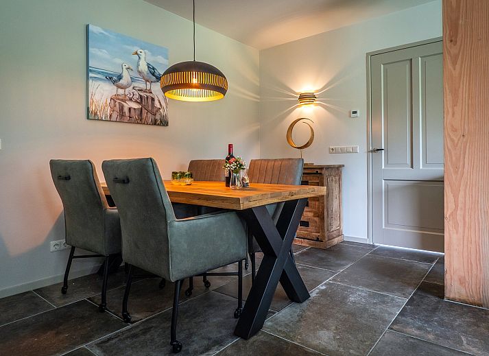 Uitzicht op de groene omgeving van Vakantiehuis in De Koog, Texel.