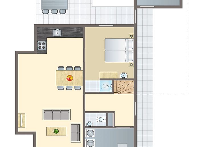 Unterkunft 010275 - Bungalow Texel - Villapark Vogelmient | 6-persoons villa | 6DL