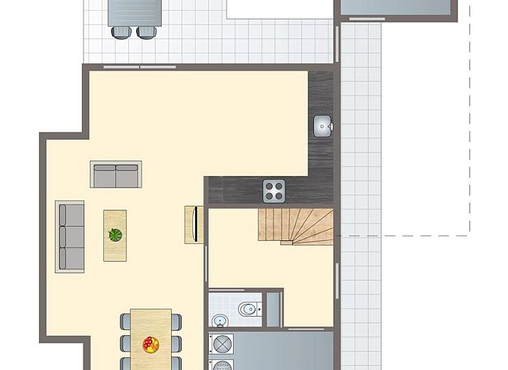Guest house 010277 - Bungalow Texel - Villapark Vogelmient | 4-persoons villa | 4BL