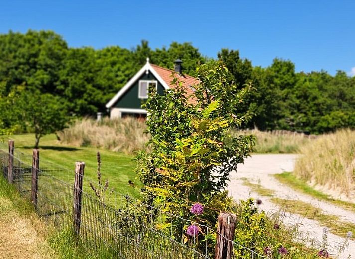 View of Duinrand Holiday Villas Type 1 in De Koog Texel from nature reserve.