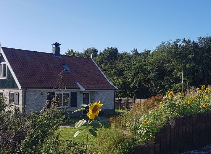 View of Duinrand Holiday Villas Type 1 in De Koog Texel from nature reserve.