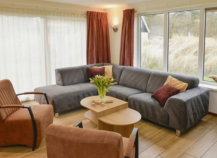 View of Duinrand Holiday Villas Type 1 in De Koog Texel from nature reserve.