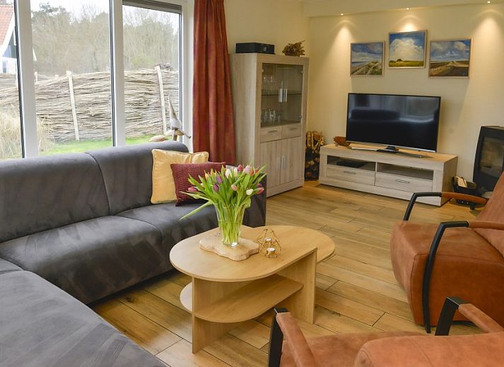 View of Duinrand Holiday Villas Type 1 in De Koog Texel from nature reserve.
