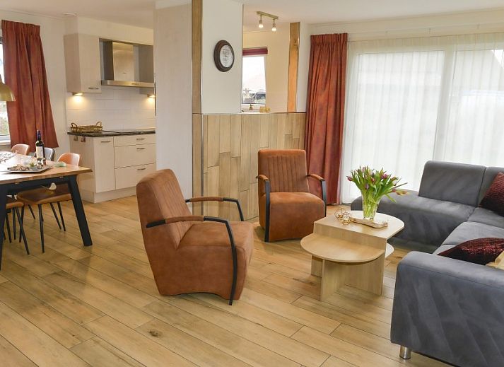 View of Duinrand Holiday Villas Type 1 in De Koog Texel from nature reserve.