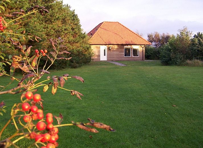 Gezellige binnenruimte van Texel Villa Duinzicht in De Koog, Texel met zonlicht en houten vloer.