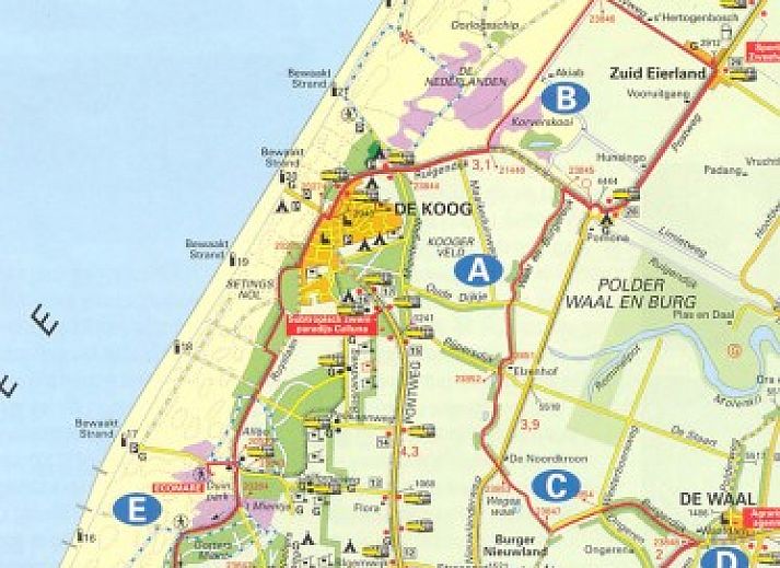 Gezellige binnenruimte van De Kemphaan: Studio, appartement in De Waal, Texel, Waddeneilanden.