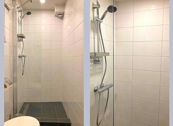 Schlafzimmer mit Etagenbett im NH200-Ferienhaus Den Burg Texel.