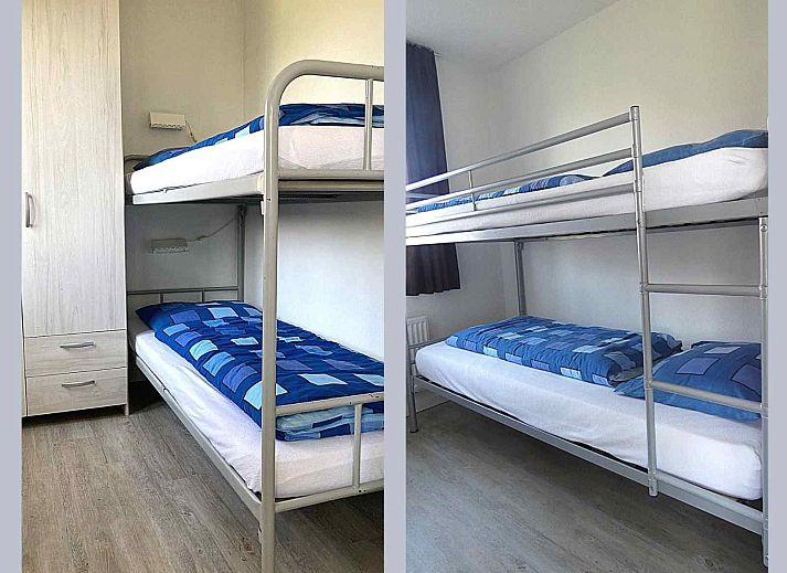 Aussenansicht des NH200-Ferienhauses in Den Burg Texel mit grossem Garten.