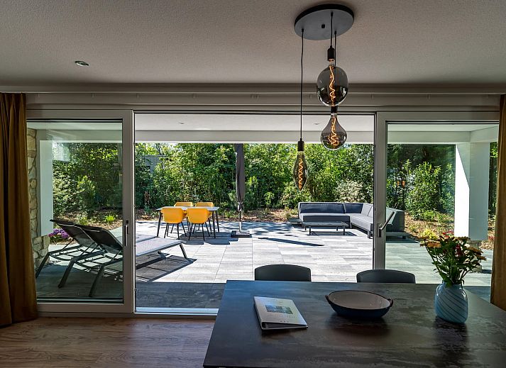 Vorderseite der Grey Harrier-Ferienunterkunft in Den Burg, Texel.