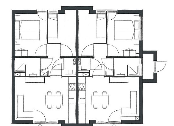 Guest house 0104142 - Holiday property Texel - Luxe Appartement 4p