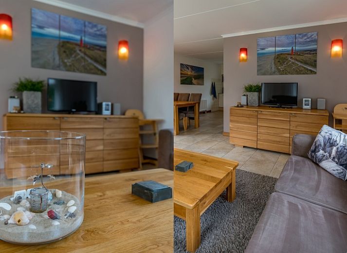 Eelman B. 1405 Ferienhaus in Den Burg Texel mit gruenem Garten und Veranda.