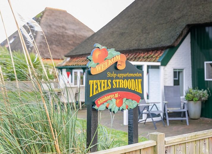 Charming thatched-roof Apartment Hof in Den Hoorn, Texel, vacation home on the Wadden Islands.