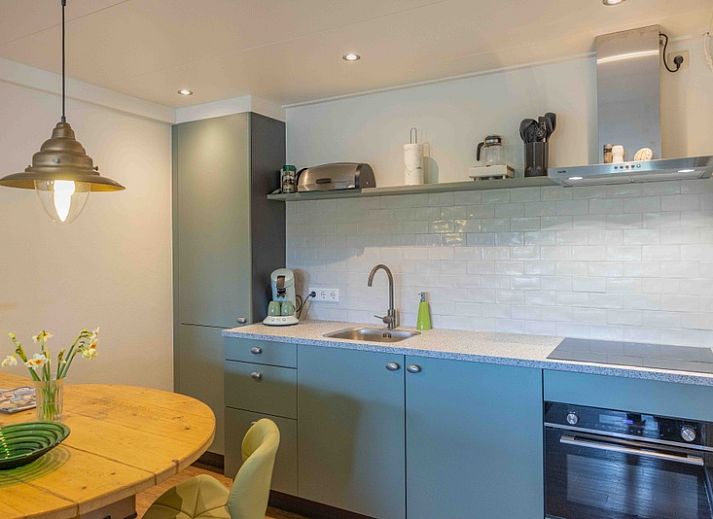 Rustic exterior of Apartment Green, vacation home in Den Hoorn, Texel, surrounded by green nature.