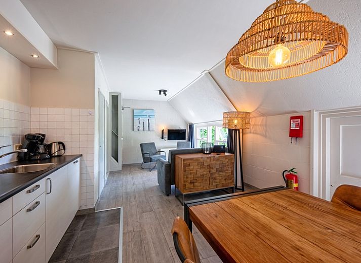 Terrace of Apartment Gouden Reaal 24 in Den Hoorn Texel, perfect place for outdoor dining.