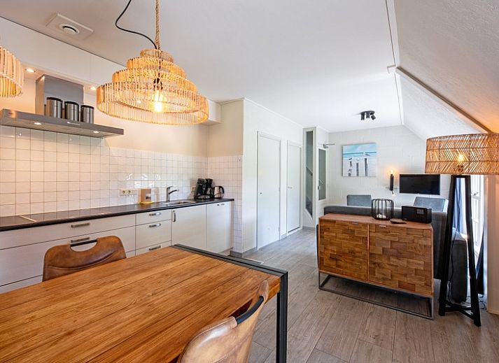 Terrace of Apartment Gouden Reaal 24 in Den Hoorn Texel, perfect place for outdoor dining.