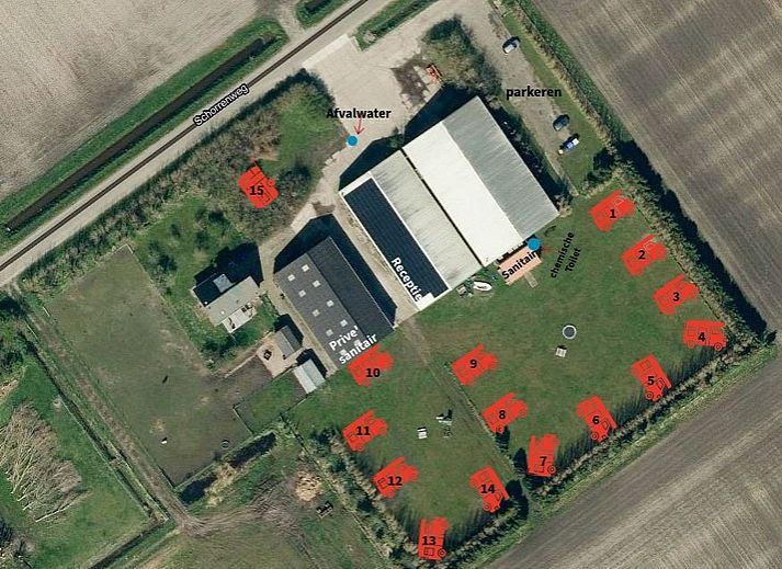 Unterkunft 010619 - Ferienhaus Texel - Caravan met voortent