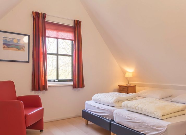 Veranda of Type III - No. 21B Pheasant in Oosterend, Texel with French doors to the terrace.