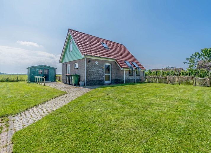 De Vijf Sterren vakantiehuis in Zuid-Eierland, Texel met ruime tuin en prachtig uitzicht op de Waddeneilanden.