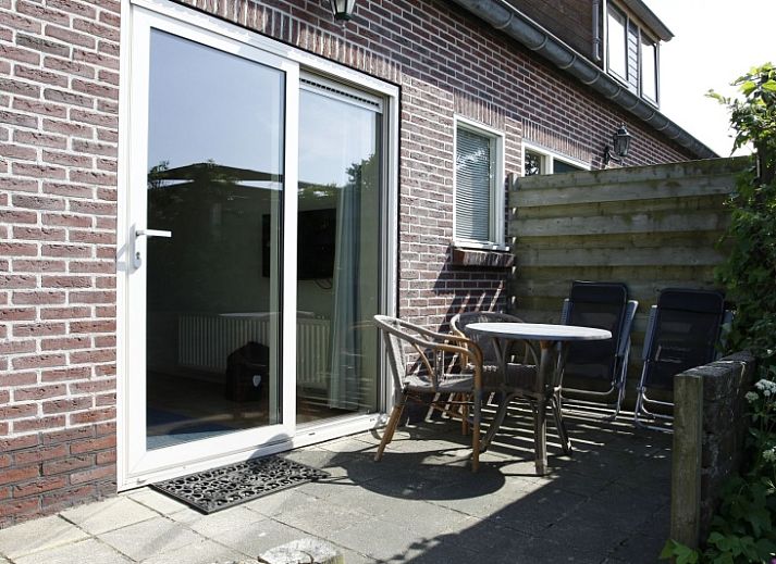 Geniessen Sie die sonnige Veranda von Het plaatsje van Jos en Anneke, Ferienhaus in Zuid-Eierland, Texel.