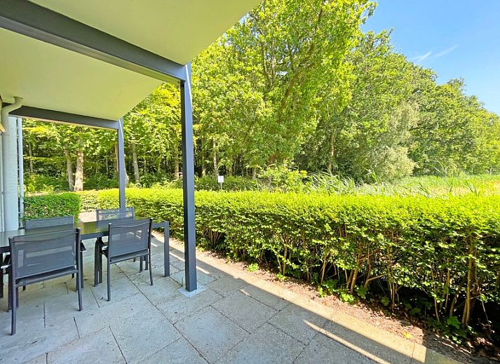 Lichte zithoek in Appartement Bos en Duin 15, vakantiehuis in De Dennen, Texel.