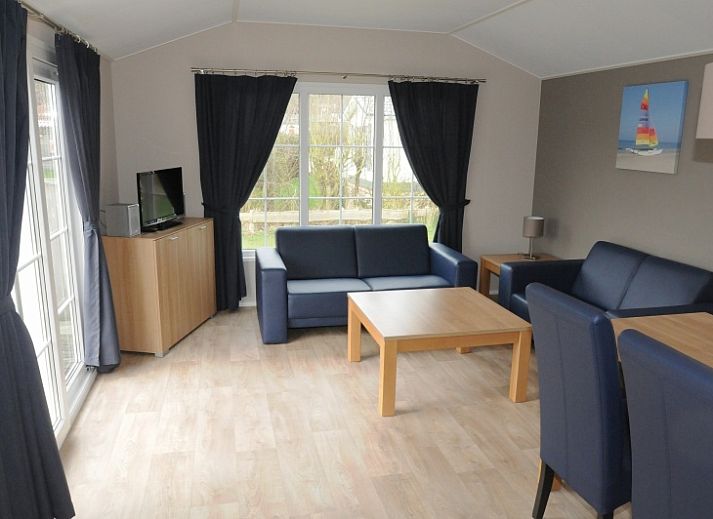 Villetta Ferienhaus fuer 4 Personen mit Blick auf den Teich in De Dennen, Texel, Watteninseln.