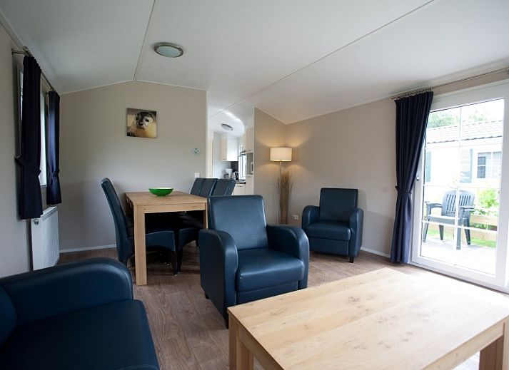 Villetta Ferienhaus fuer 4 Personen mit Blick auf den Teich in De Dennen, Texel, Watteninseln.