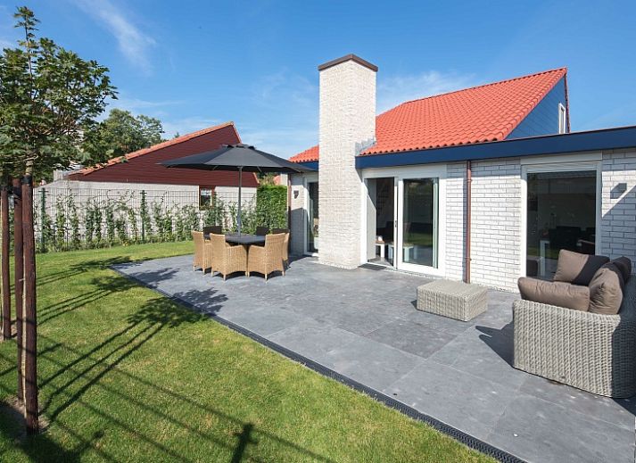 Bungalowpark Gortersmient Ferienhaus 206 mit grossem Garten und Terrasse in De Dennen, Texel.