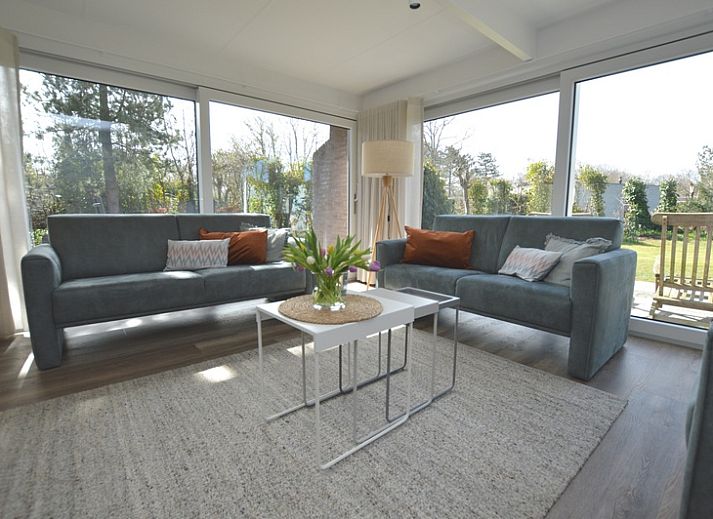 Bungalow Verste Coogh 58 in De Dennen, Texel with spacious garden and terrace for relaxation.