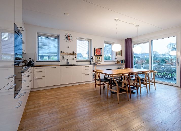 Gemuetliches Wohnzimmer in der Villa De Rode H, Bungalowpark 't Hoogelandt, De Dennen, Texel.