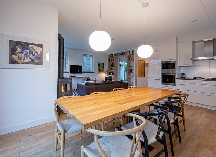 Gemuetliches Wohnzimmer in der Villa De Rode H, Bungalowpark 't Hoogelandt, De Dennen, Texel.