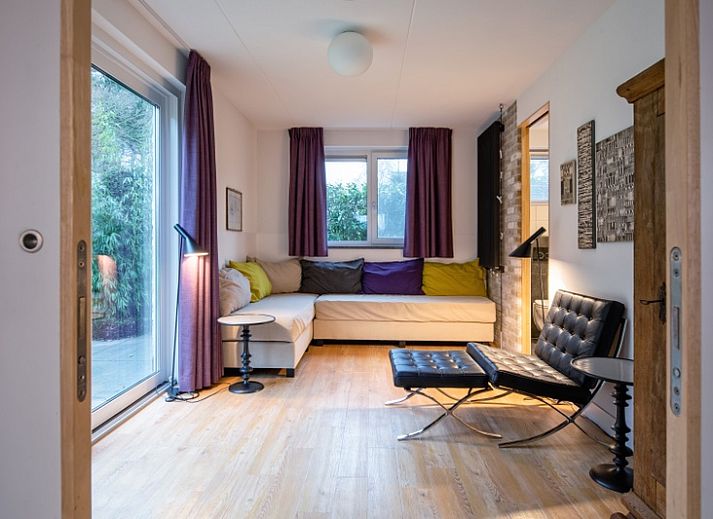 Gemuetliches Wohnzimmer in der Villa De Rode H, Bungalowpark 't Hoogelandt, De Dennen, Texel.