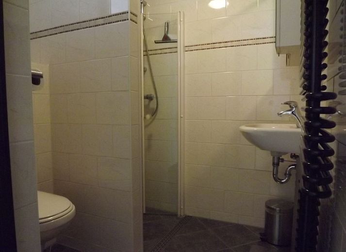 Ruime tuin bij Vakantiehuis Gortersmient 294 in De Dennen, Texel, ideaal voor ontspanning.