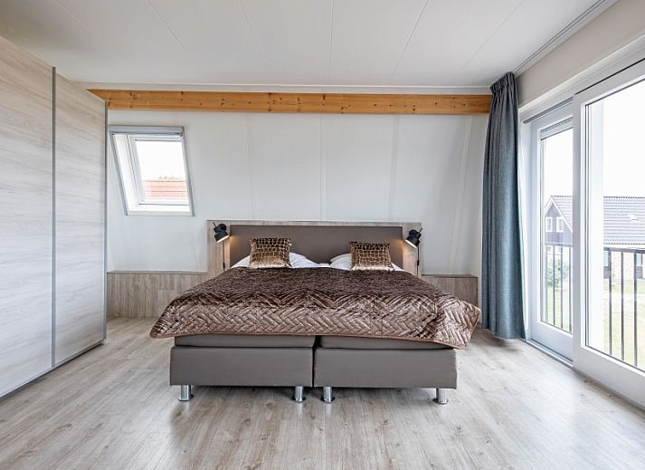 Gemuetliches Wohnzimmer in Wulpenweid 10 de Wulp, Ferienhaus De Dennen Texel mit viel Licht.