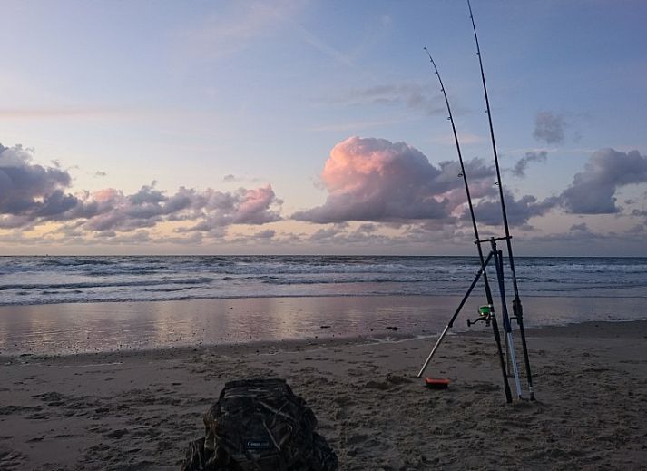 Ruime eetkamer in De Hagedis tenthuis, Oost-Vlieland, Vlieland, Waddeneilanden.