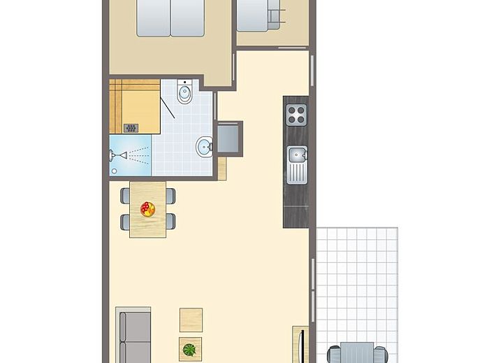 Guest house 030917 - Bungalow Terschelling - Schuttersbos | 2-4-persoons cottage | 2-4B