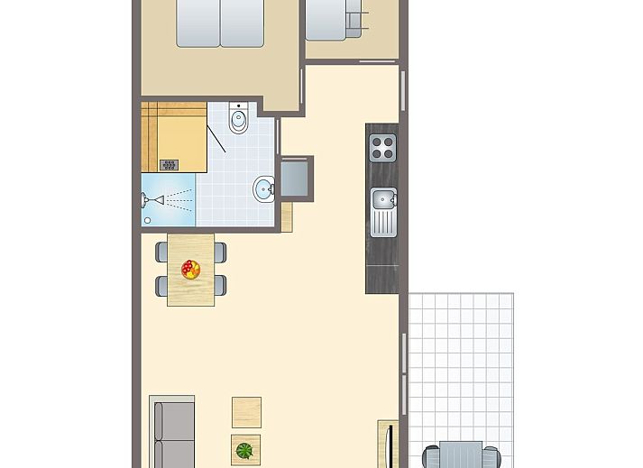 Unterkunft 030930 - Bungalow Terschelling - Schuttersbos | 2-4-persoons cottage | 2-4B