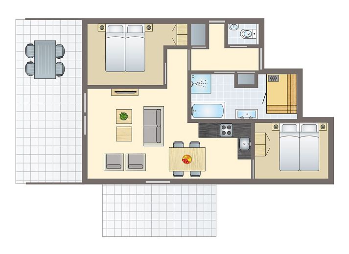Unterkunft 032211 - Bungalow Terschelling - West Terschelling | 4-persoons appartement | 4LA