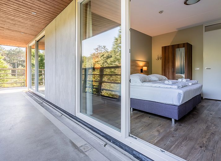 Ruime zithoek met uitzicht op groen in West Terschelling 6-persoons appartement 6LA, Terschelling, Waddeneilanden.