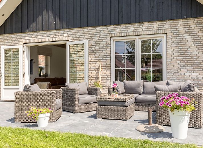 Chill auf Ameland Ferienhaus in Ballum mit viel Gruen und Privatsphaere.