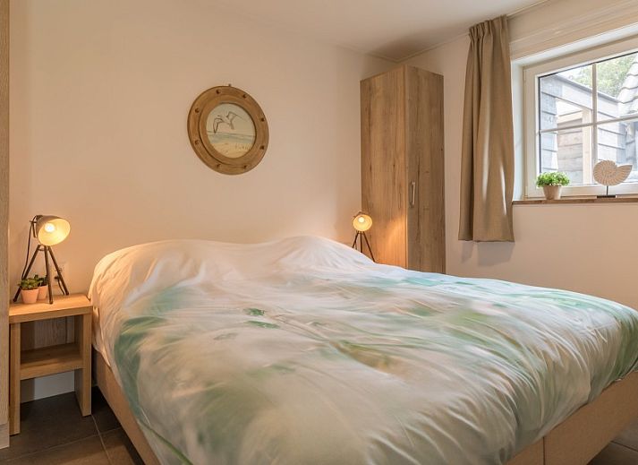 Modernes Badezimmer im Ferienhaus Chill on Ameland in Ballum.