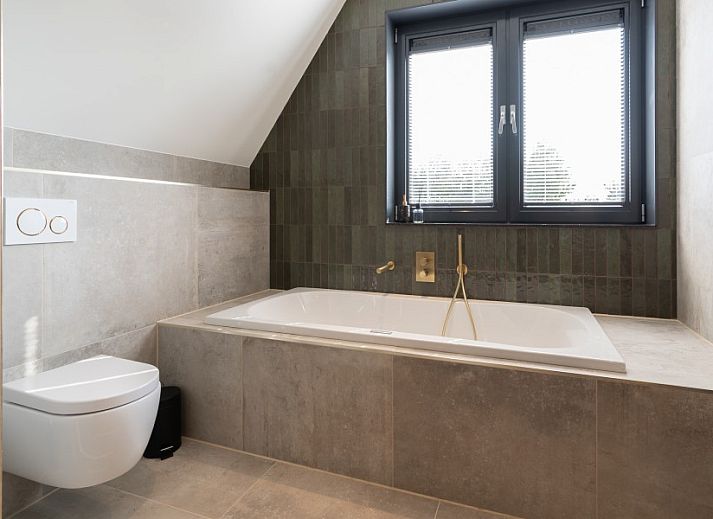 Schommel in de tuin van vakantiehuis MIEKIE in Buren, Ameland, ideaal voor kinderen.