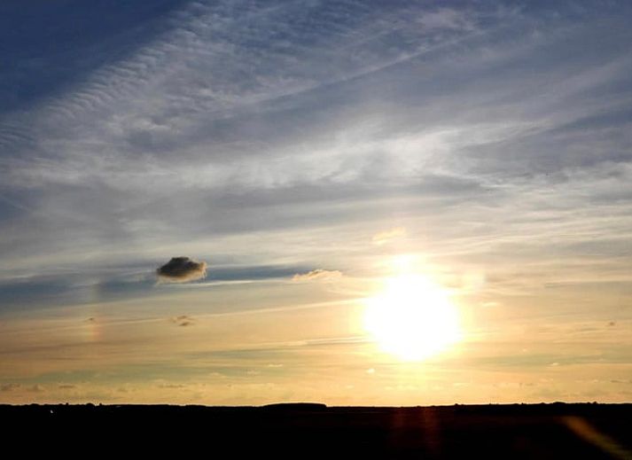 Spacious bedroom with double bed in Holiday home in Buren Ameland.