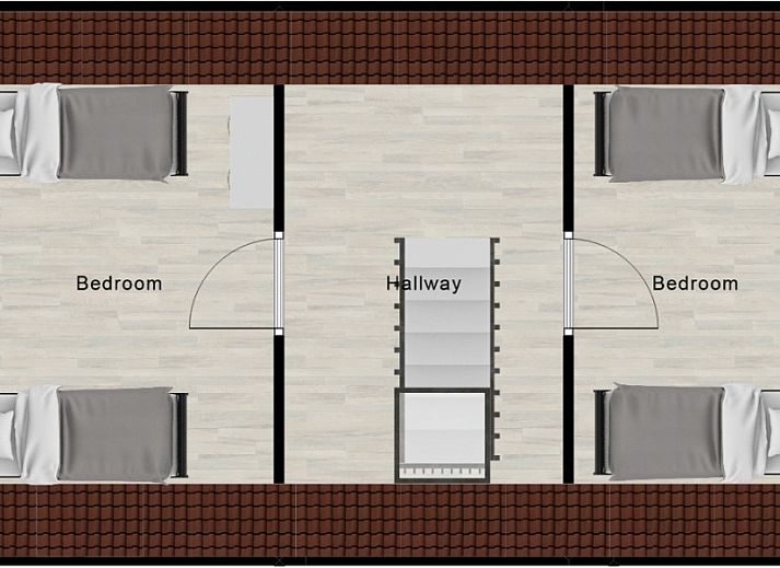 Gemuetliches Wohnzimmer im Ferienhaus Onder de Pannen! in Hollum, Ameland.